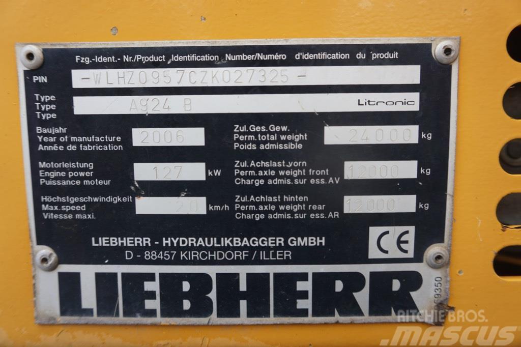 Liebherr A 924 B Litronic Manipuladores de resíduos / indústria