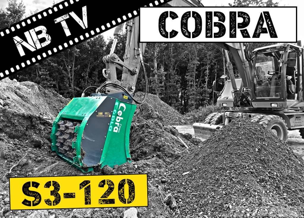 Cobra Siebschaufel S3-120 | Schaufelseparator Bagger Baldes crivo