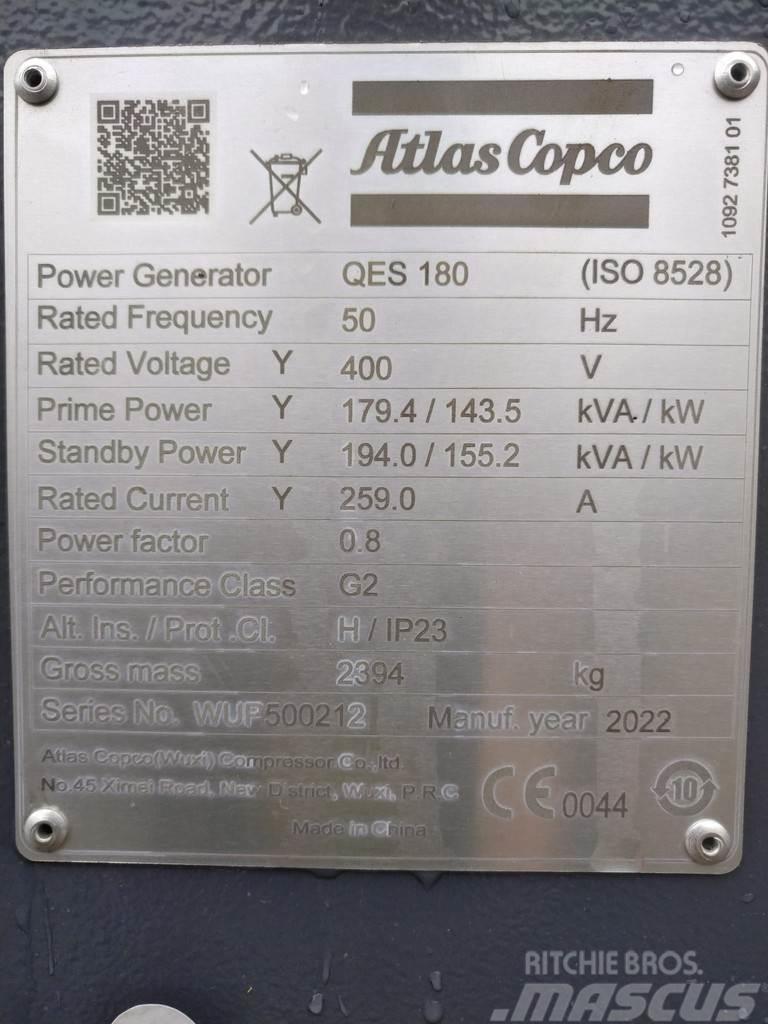 Atlas Copco QES 180 Geradores Diesel