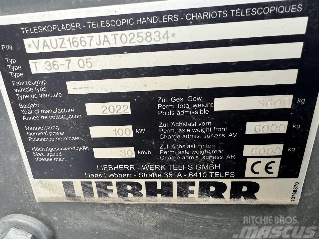 Liebherr T36-7 Manipuladores telescópicos
