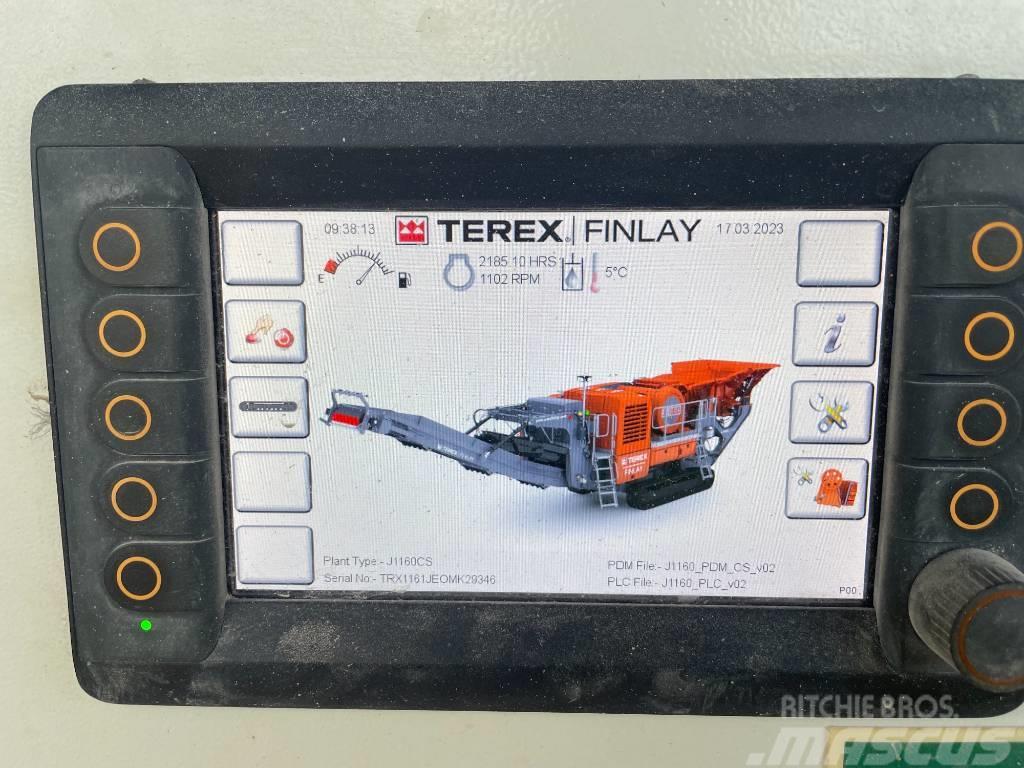 Terex Finlay J1160 kæbeknuser Britadores móveis