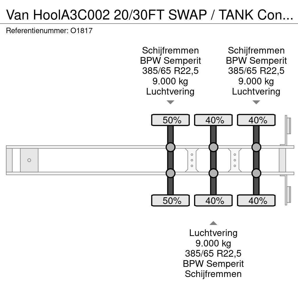 Van Hool A3C002 20/30FT SWAP / TANK ContainerChassis - Alco Semi Reboques Porta Contentores