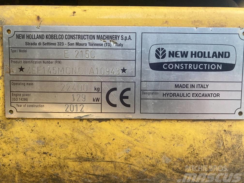 New Holland E 215 C Escavadoras de rastos