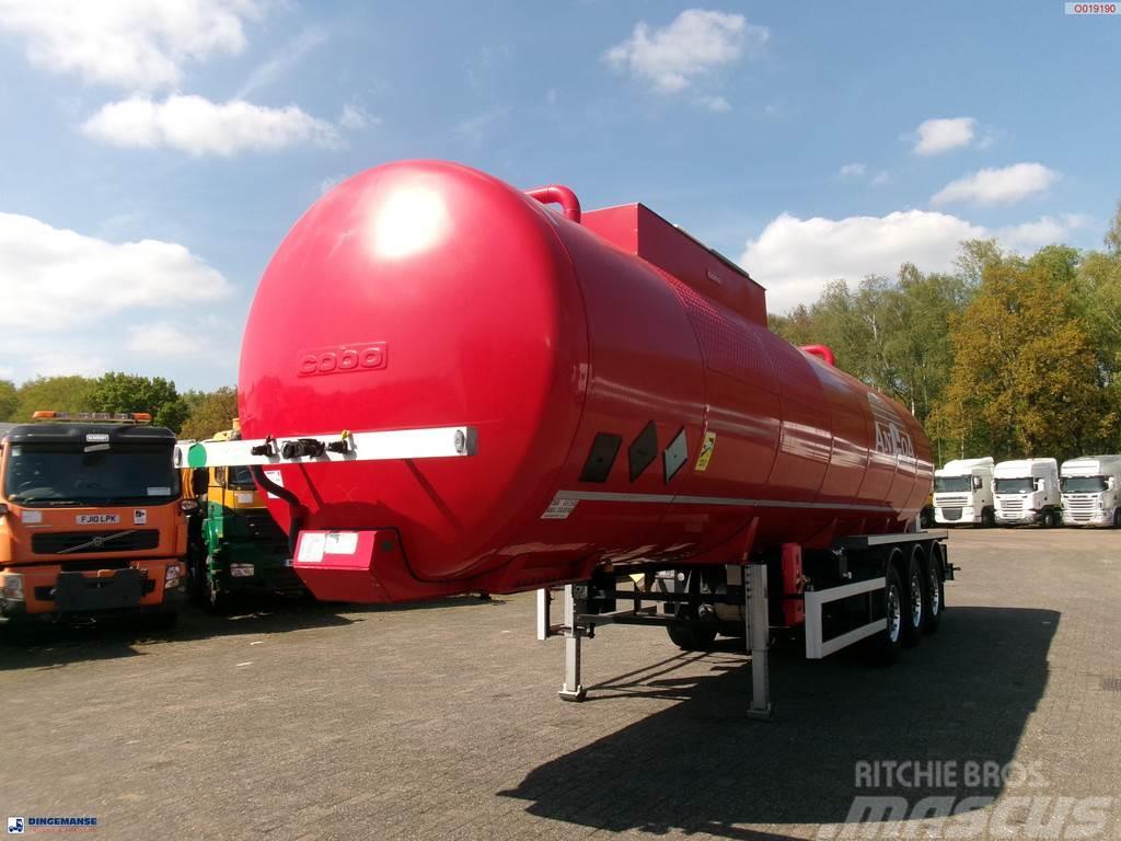 Cobo Bitumen tank inox 34 m3 / 1 comp Semi Reboques Cisterna