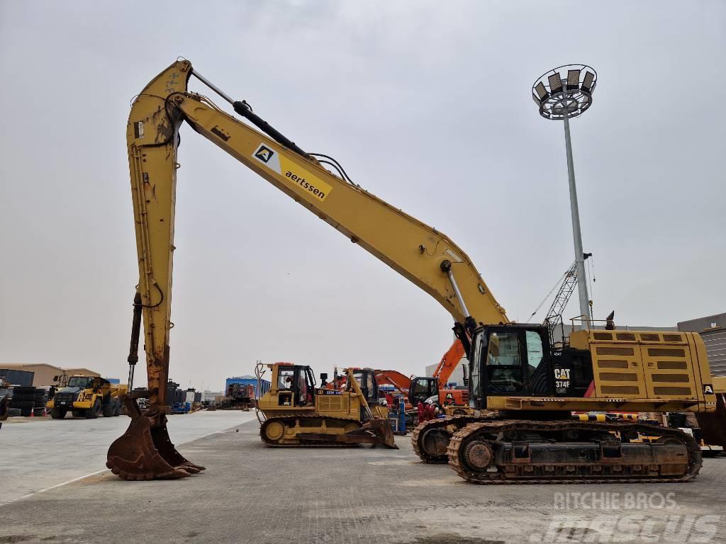 CAT 374 F L(20m longreach + ME + GP front - Abu Dhabi) Escavadoras de longo alcance