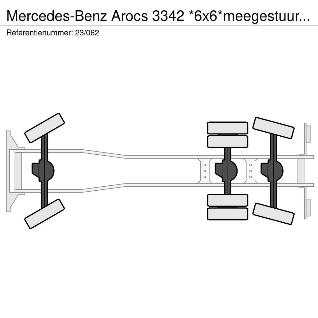 Mercedes-Benz Arocs 3342 *6x6*meegestuurd as*2zijdige kipper*Air Camiões basculantes