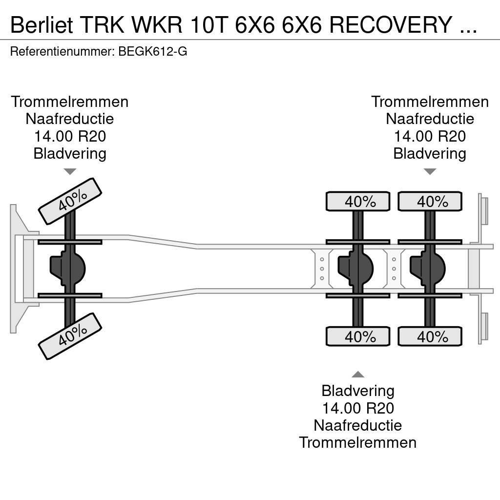 Berliet TRK WKR 10T 6X6 6X6 RECOVERY TRUCK 8589 KM Camiões de Reciclagem