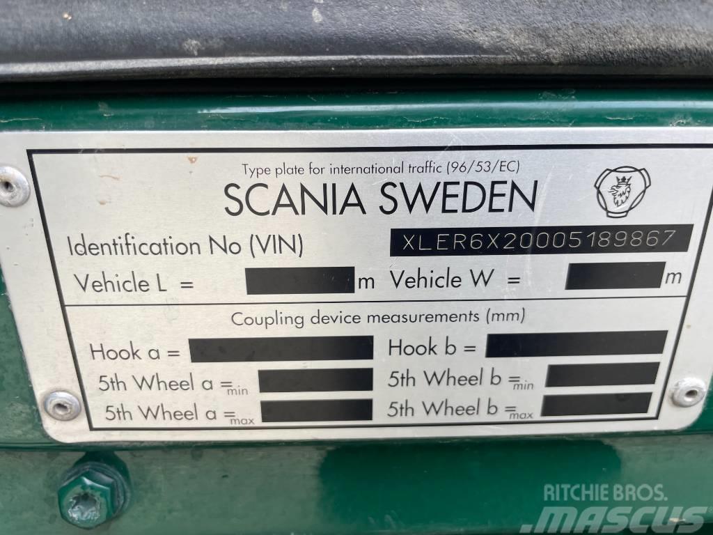 Scania R480 6x2 nysynet Camiões caixa desmontável com elevador de cabo