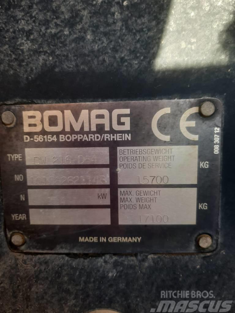 Bomag BW 216 D-4 Compactadores para terra