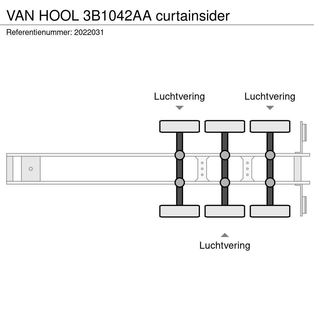 Van Hool 3B1042AA curtainsider Semi Reboques Cortinas Laterais