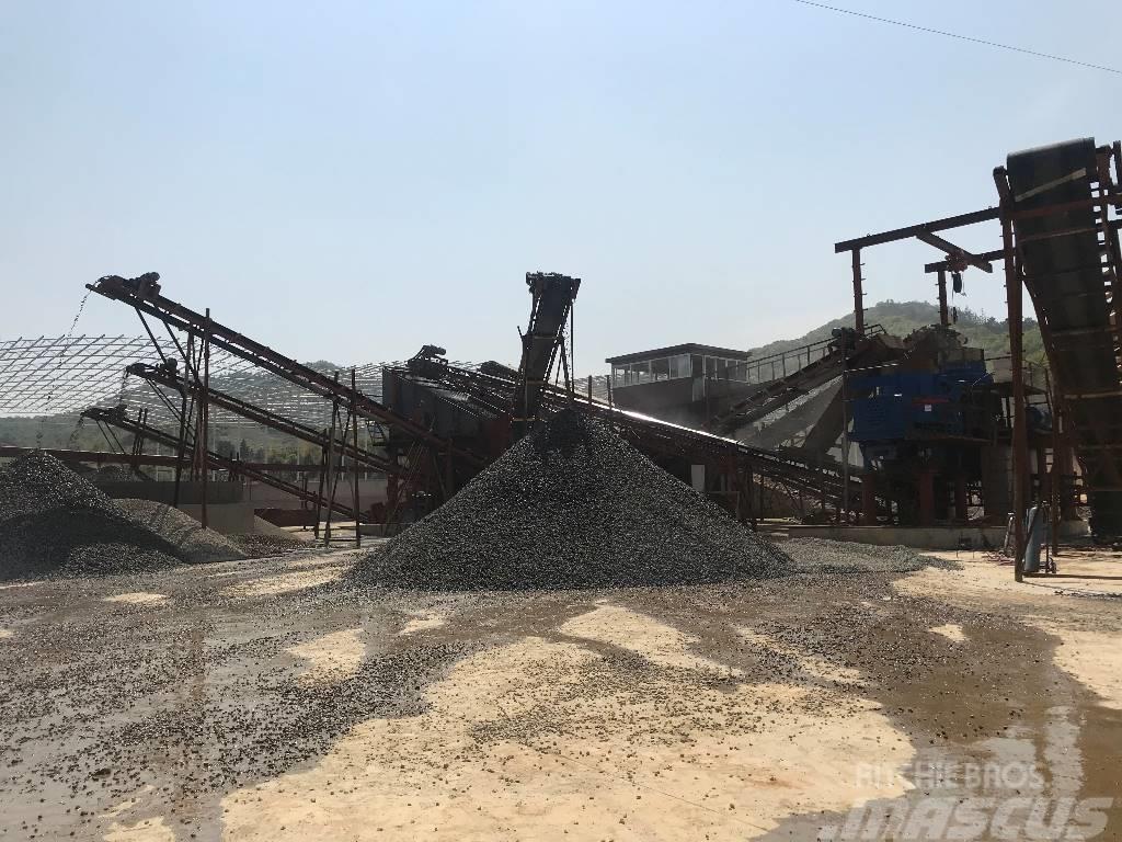 Kinglink 100 tph stone crushing production plant Distribuidores Agregados