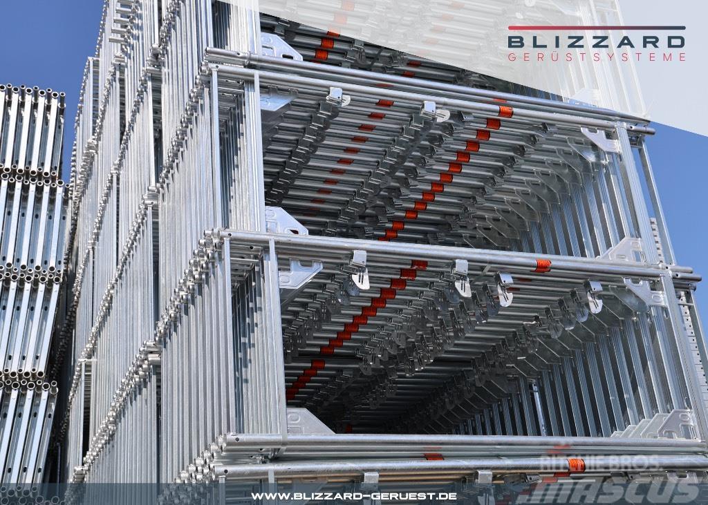  162,71 m² Neues Blizzard Stahlgerüst Blizzard S70 Andaimes