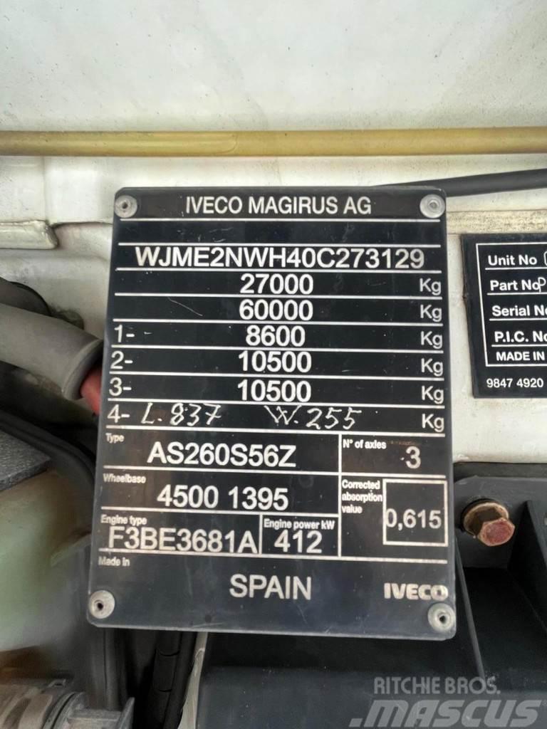 Iveco STRALIS 560 6X4 EURO 5 + HOOKLIFT HIAB Camiões Ampliroll