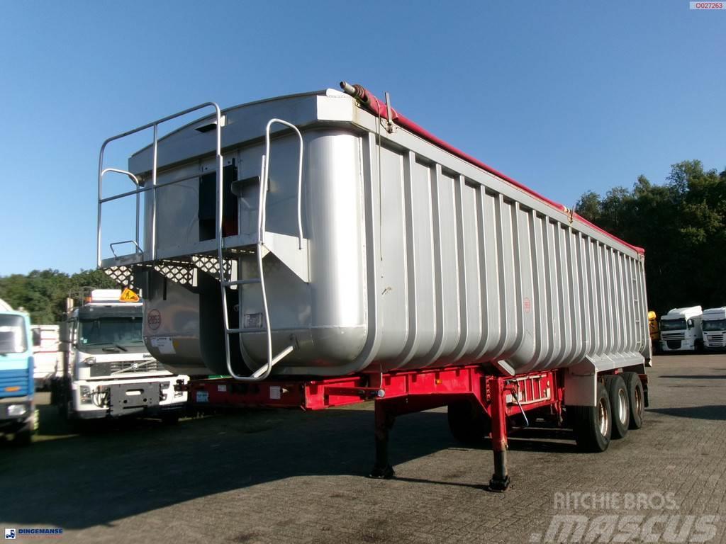 Montracon Tipper trailer alu 50.5 m3 + tarpaulin Semi Reboques Basculantes
