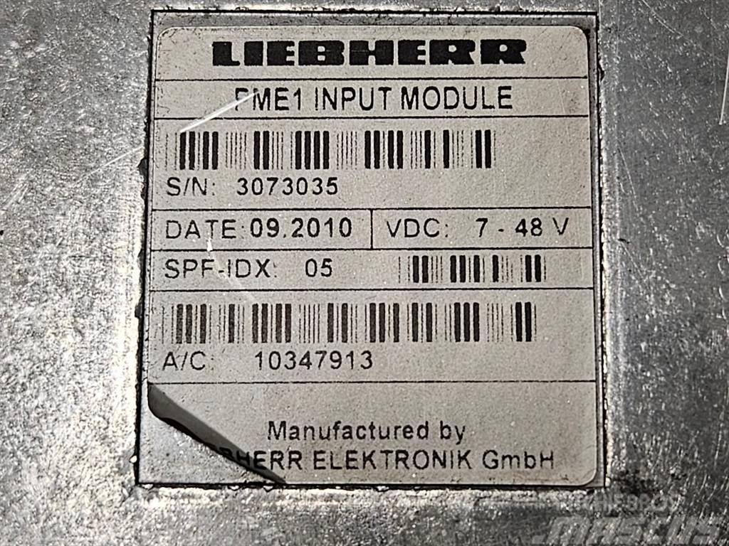 Liebherr LH80-10347913-PME1 INPUT-Control box/Steuermodul Electrónica