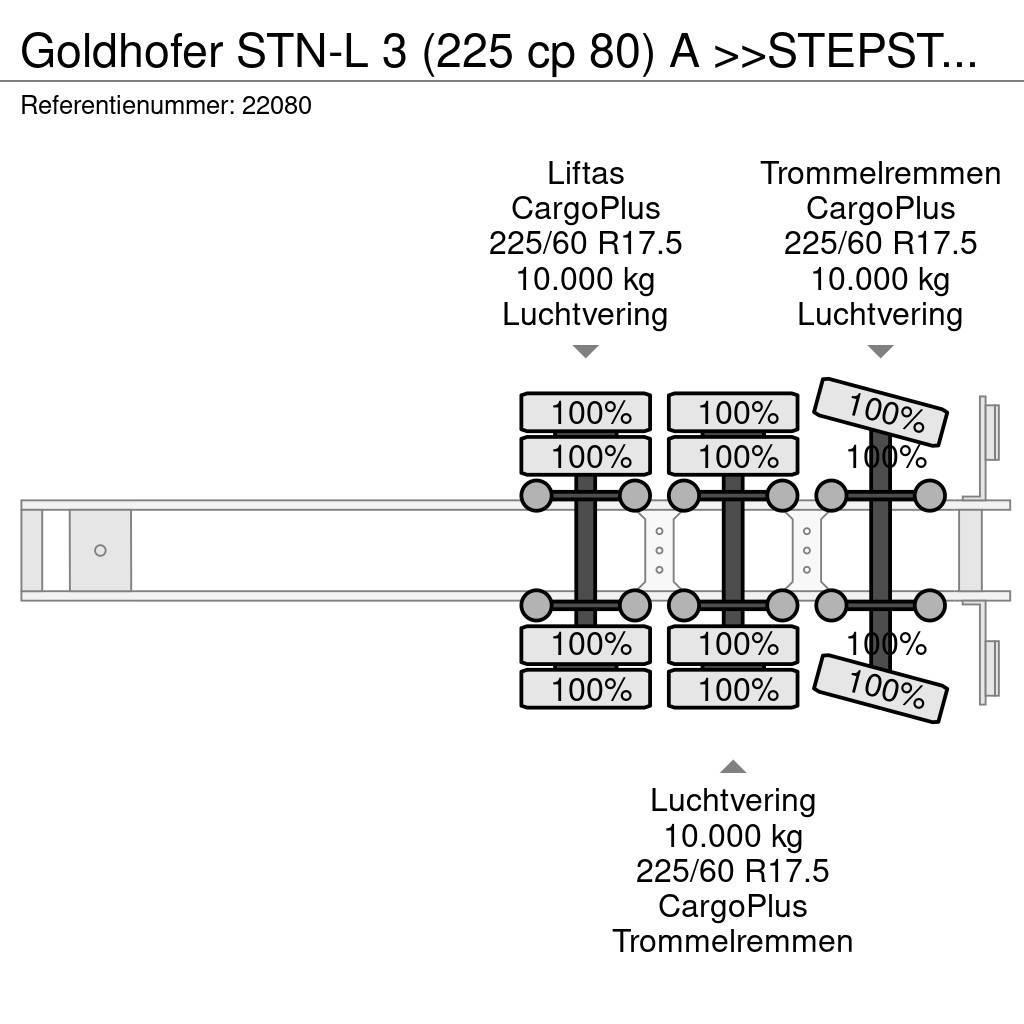 Goldhofer STN-L 3 (225 cp 80) A >>STEPSTAR<< (CARGOPLUS® tyr Semi Reboques Carga Baixa