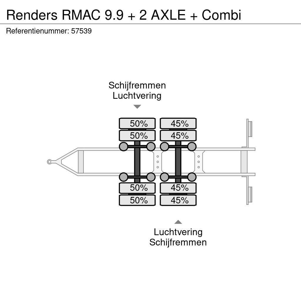 Renders RMAC 9.9 + 2 AXLE + Combi Reboques de caixa fechada