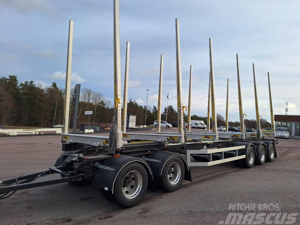Parator Timmersläp 5-Axligt Reboques de transporte de troncos