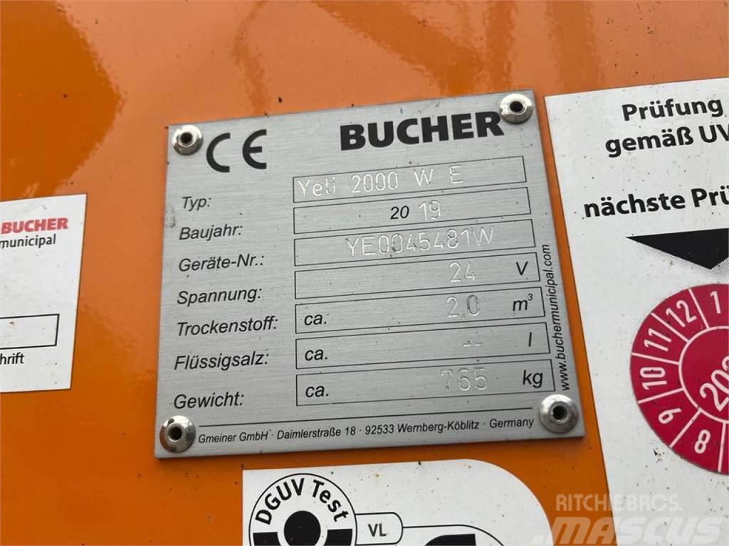 Bucher Gmeiner Streuer Streuautomat Yeti 2000 W E Outros equipamentos espaços verdes