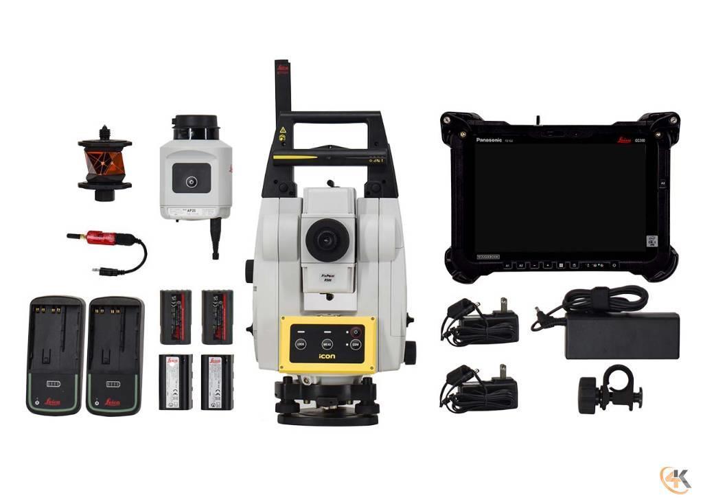 Leica iCR70 5" Robotic Total Station, CC200 & iCON, AP20 Outros componentes