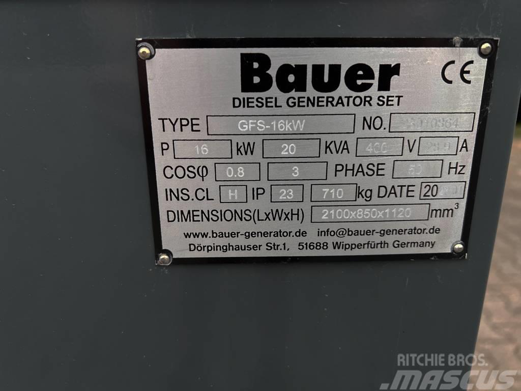 Bauer GFS 20 KVA Geradores Diesel
