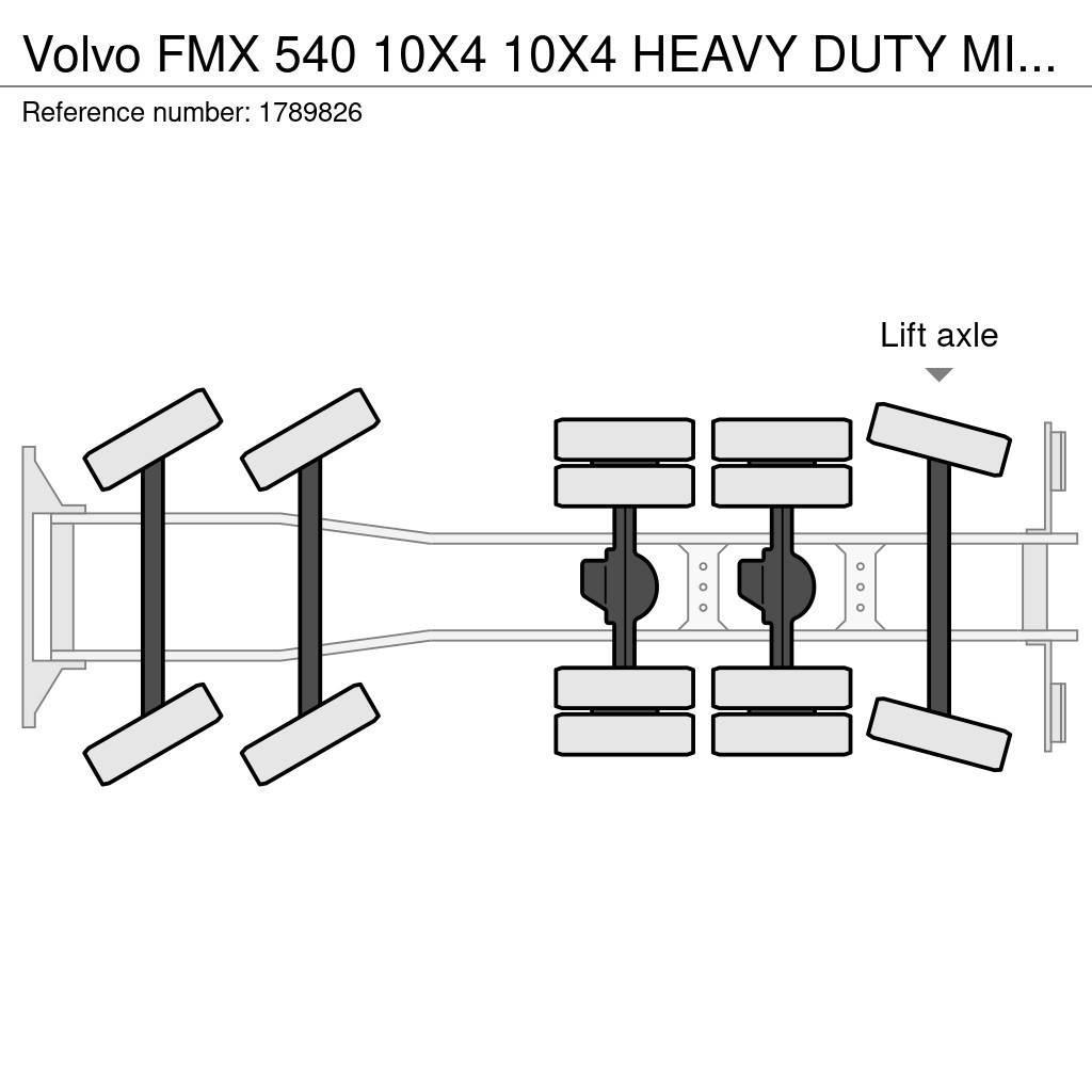 Volvo FMX 540 10X4 10X4 HEAVY DUTY MINING KH KIPPER/TIPP Camiões basculantes