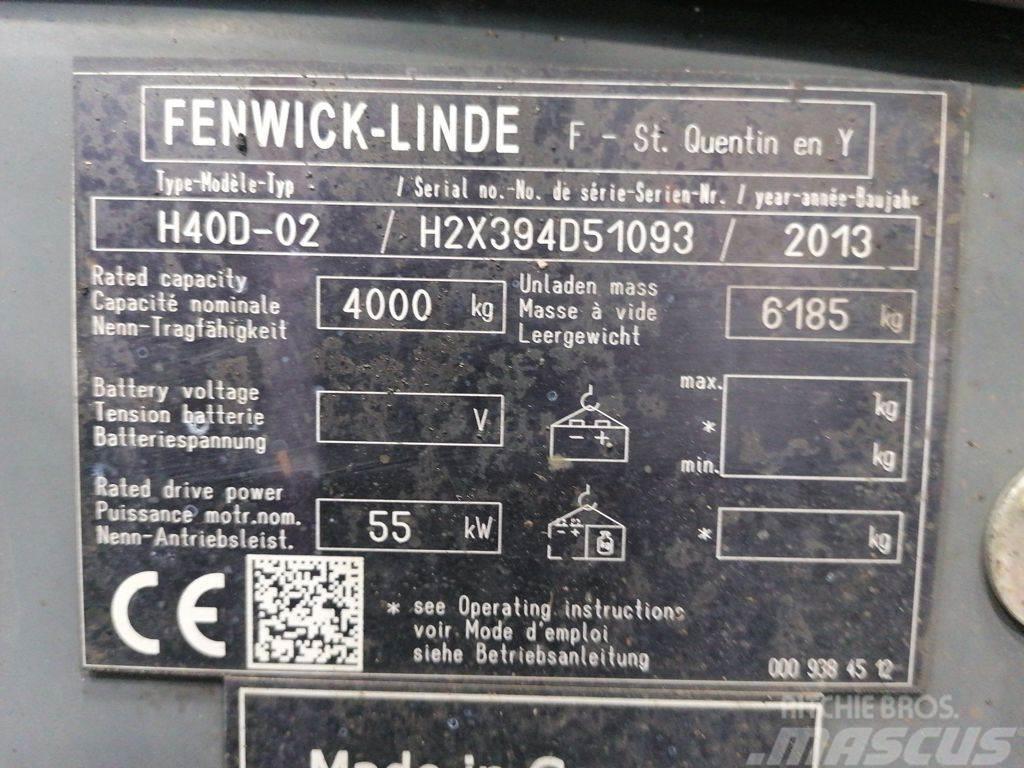 Linde H40D-02 Empilhadores Diesel
