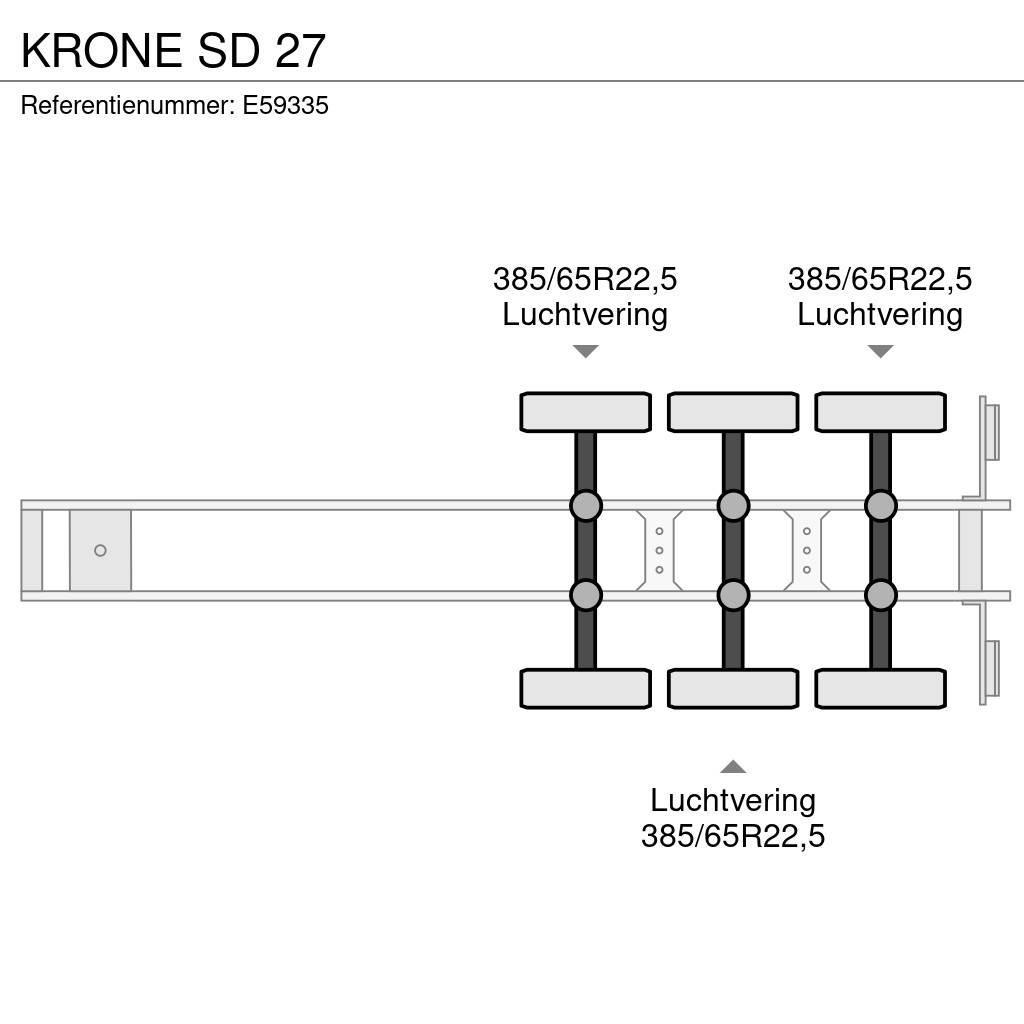 Krone SD 27 Semi-Reboques Caixa Fechada