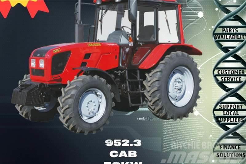 Belarus 952.3 4wd cab tractors (70kw) Tratores Agrícolas usados