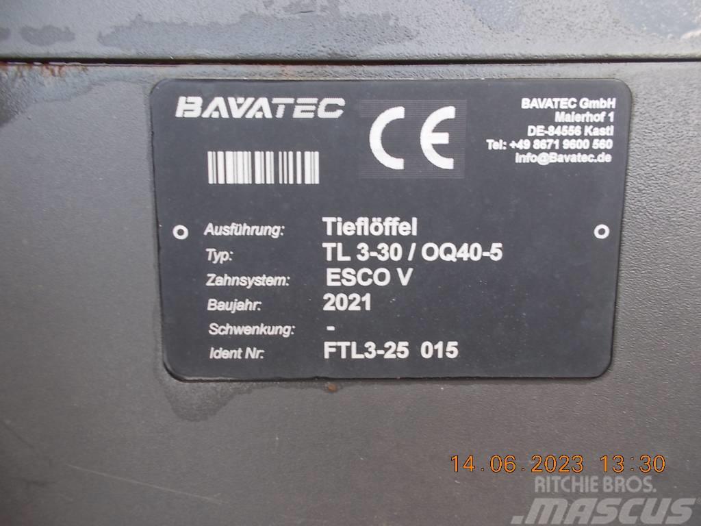  Bavatec Tieflöffel 300mm, OQ40-5 Acessórios Retroescavadoras