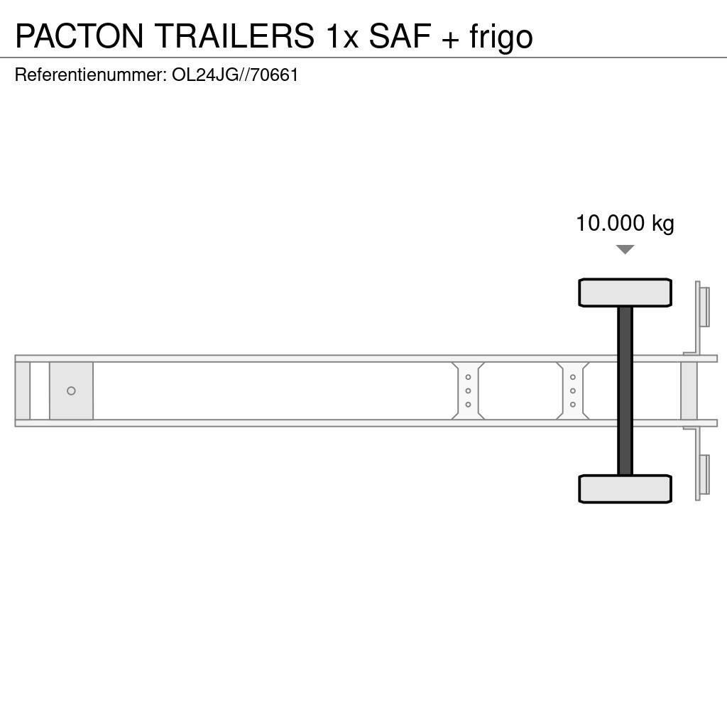 Pacton TRAILERS 1x SAF + frigo Semi Reboques Isotérmicos