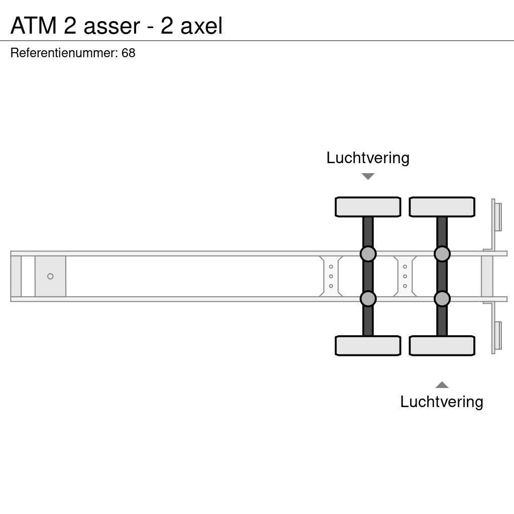 ATM 2 asser - 2 axel Semi Reboques Basculantes