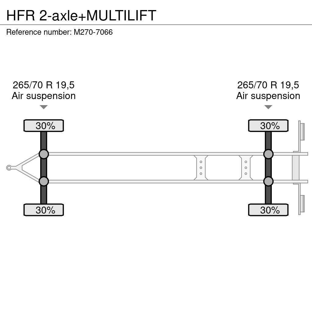 HFR 2-axle+MULTILIFT Outros Reboques