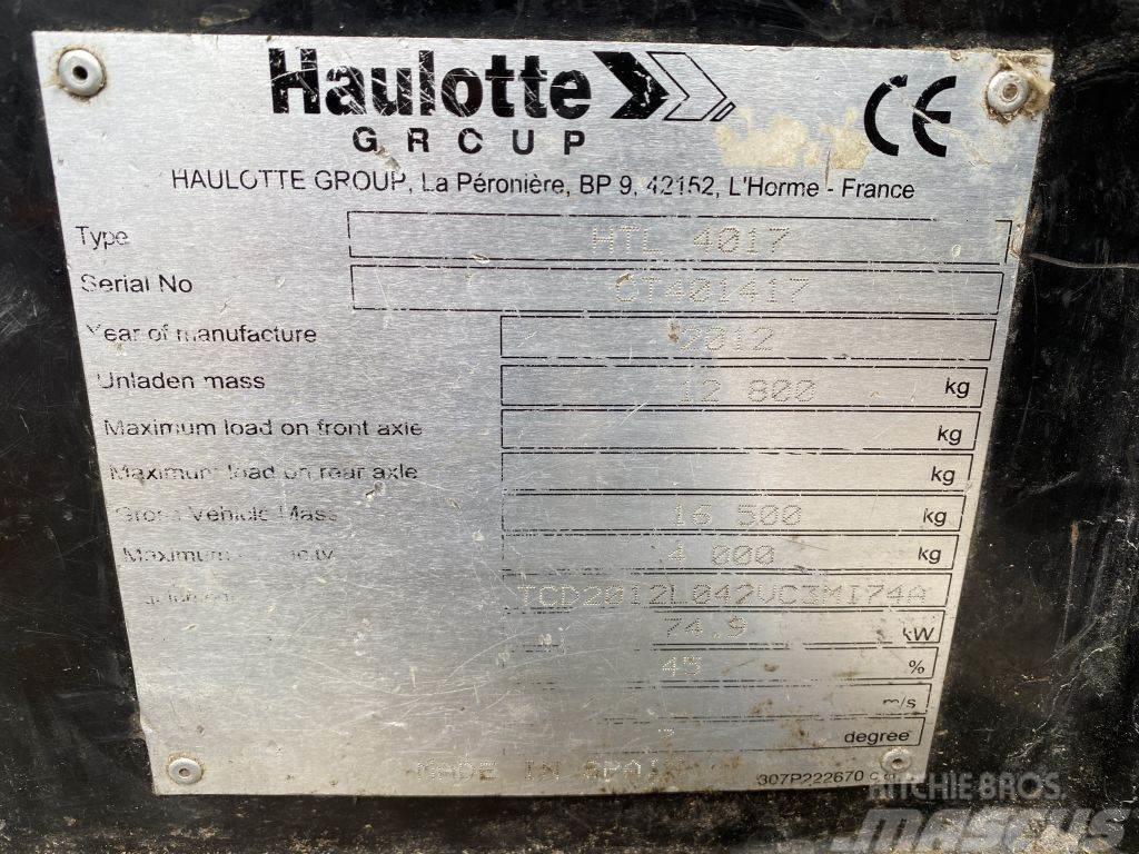Haulotte HTL 4017 - 4X4X4 - 5.617 HOURS - 17 METER - 4.000 Manipuladores telescópicos