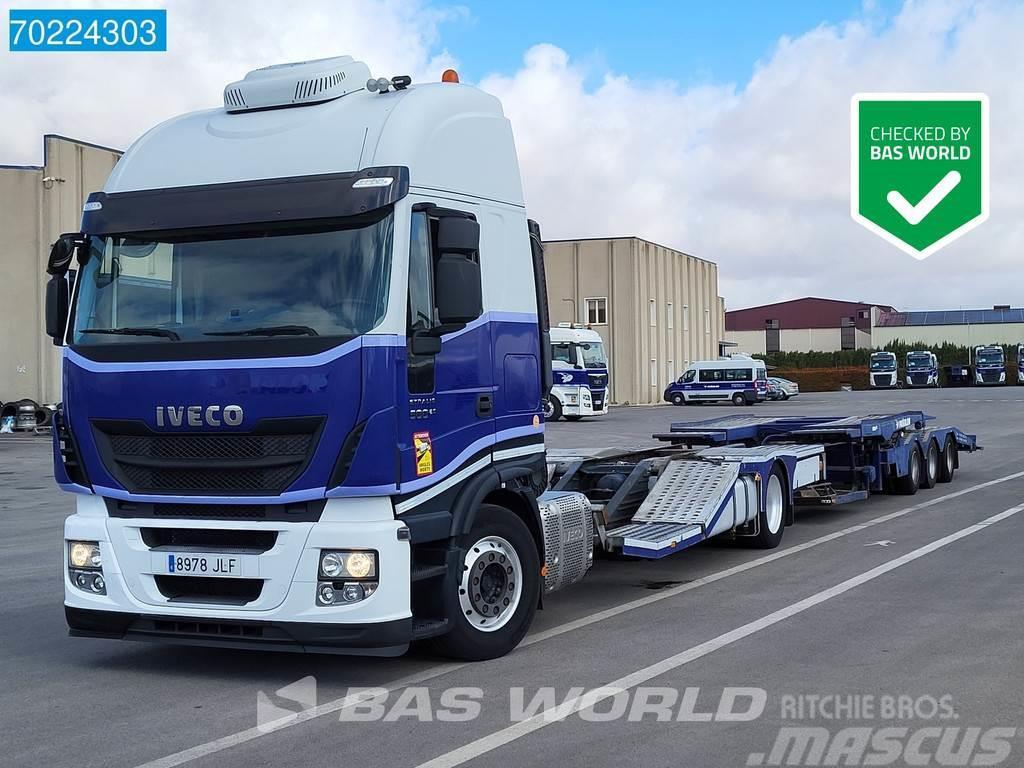 Iveco Stralis 500 4X2 ROLFO Truck transporter Standklima Camiões de Transporte Auto