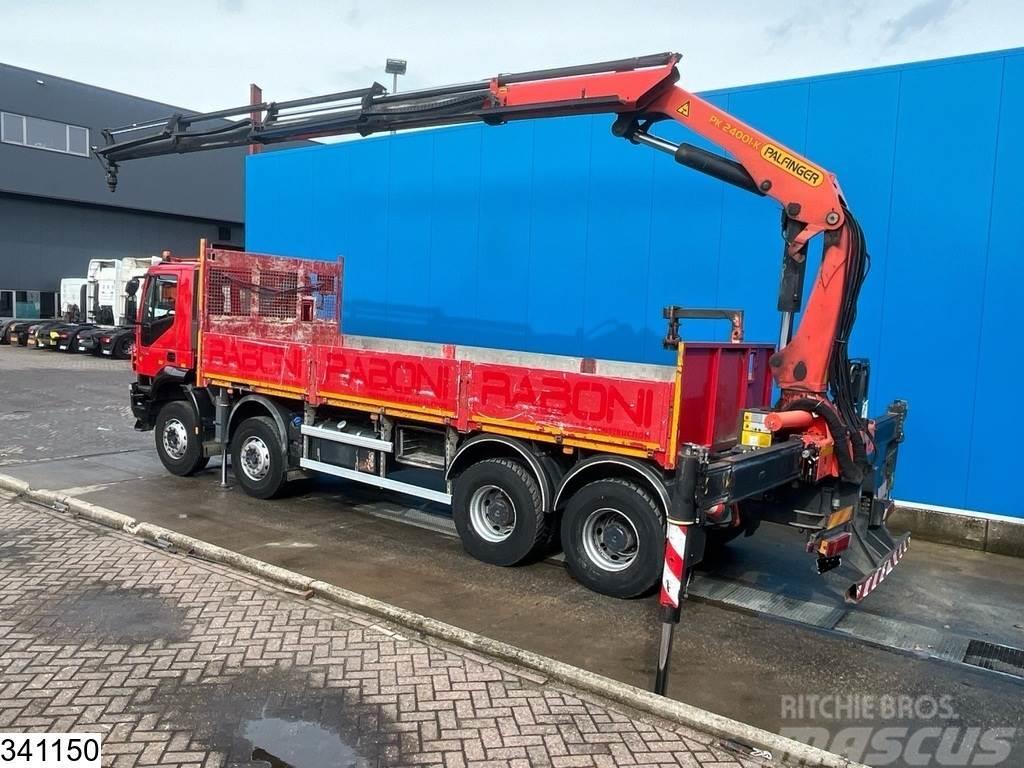 Iveco Trakker 360 8x4, EURO 6, Palfinger, Remote Camiões estrado/caixa aberta
