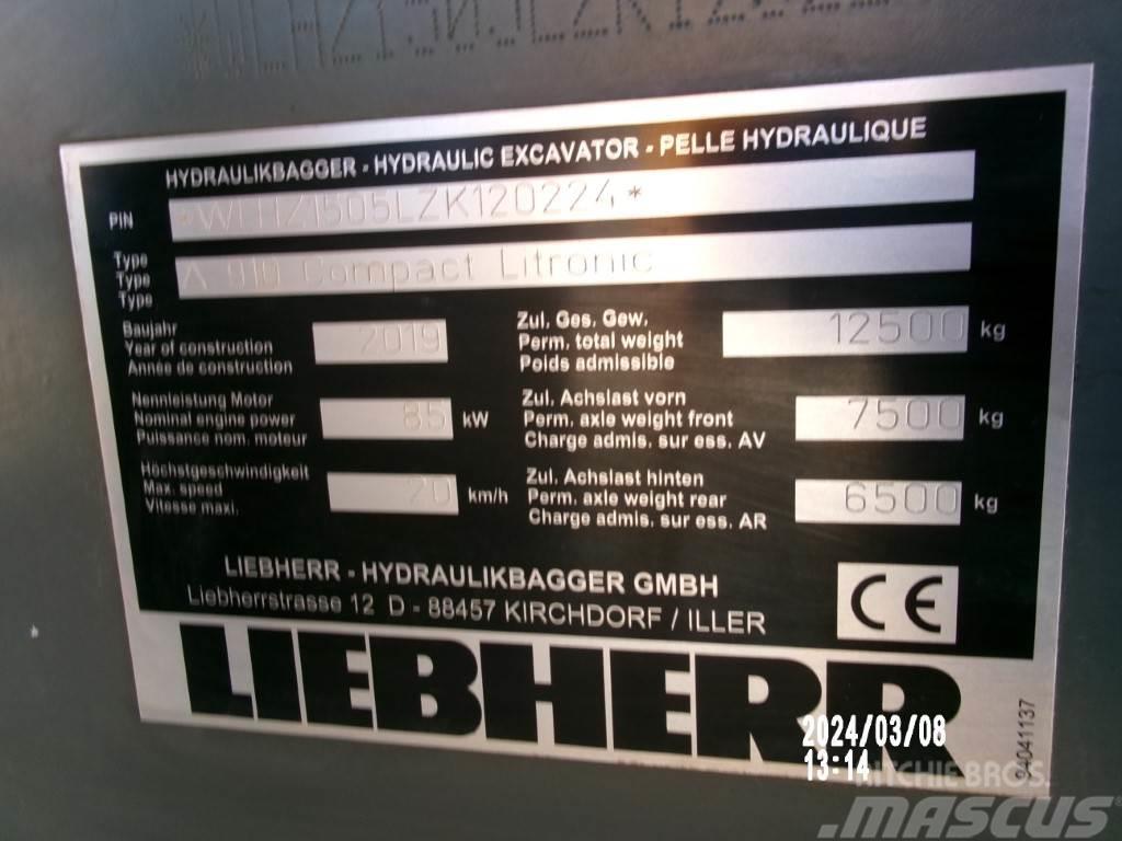 Liebherr A 910 Compact Litronic Escavadoras de rodas
