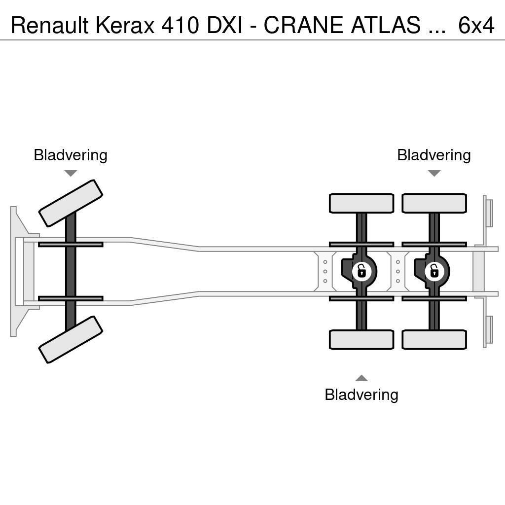 Renault Kerax 410 DXI - CRANE ATLAS 16T/M - 2 WAY TIPPER 6 Camiões basculantes