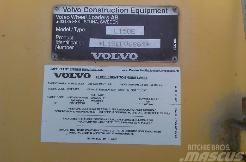 Volvo Wheel Loader L150E Pás carregadoras de rodas