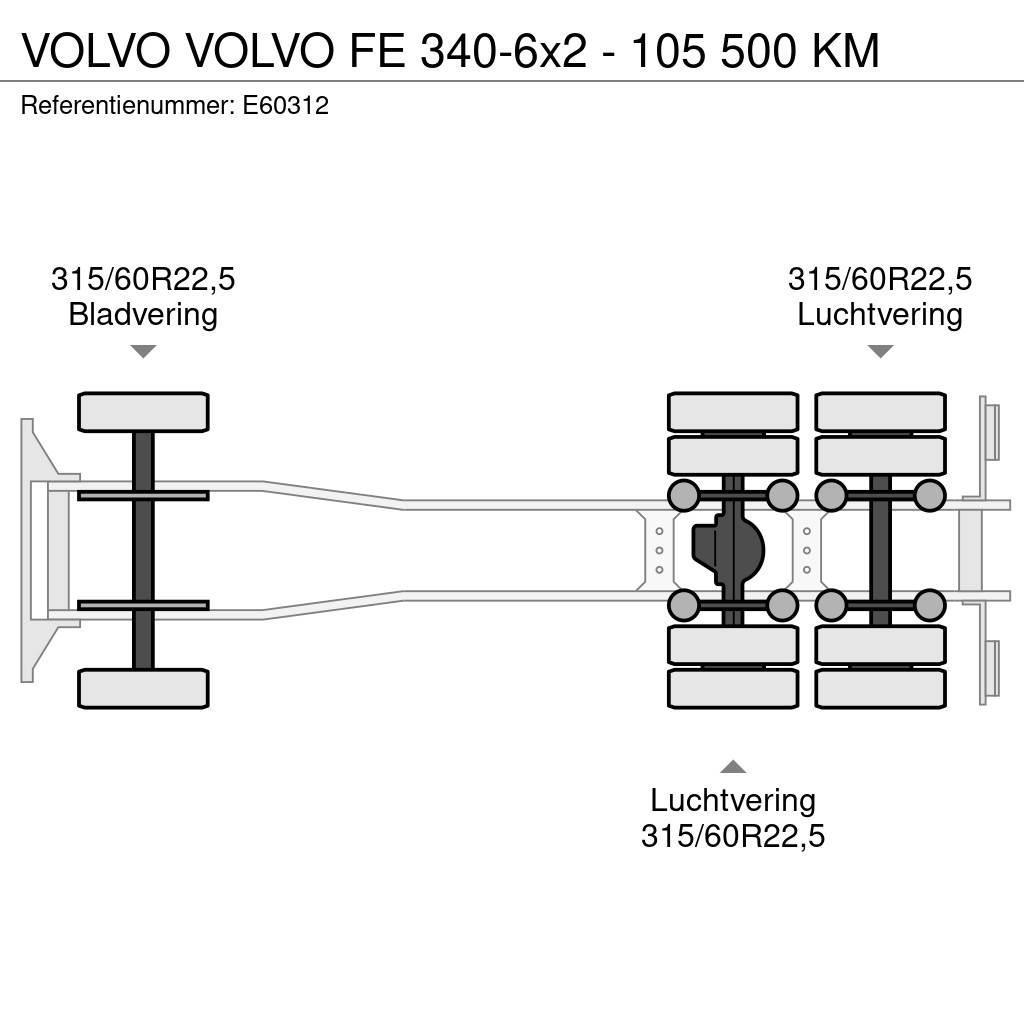 Volvo FE 340-6x2 - 105 500 KM Camiões de Reciclagem