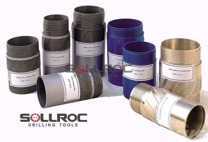 Sollroc Diamond core bits and reaming shell Acessórios e peças de equipamento de perfuração
