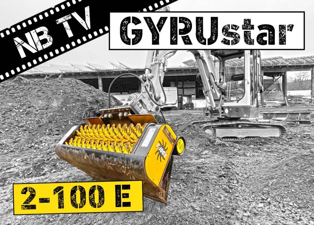 Gyru-Star 2-100E | Schaufelseparator für Minibagger Baldes crivo