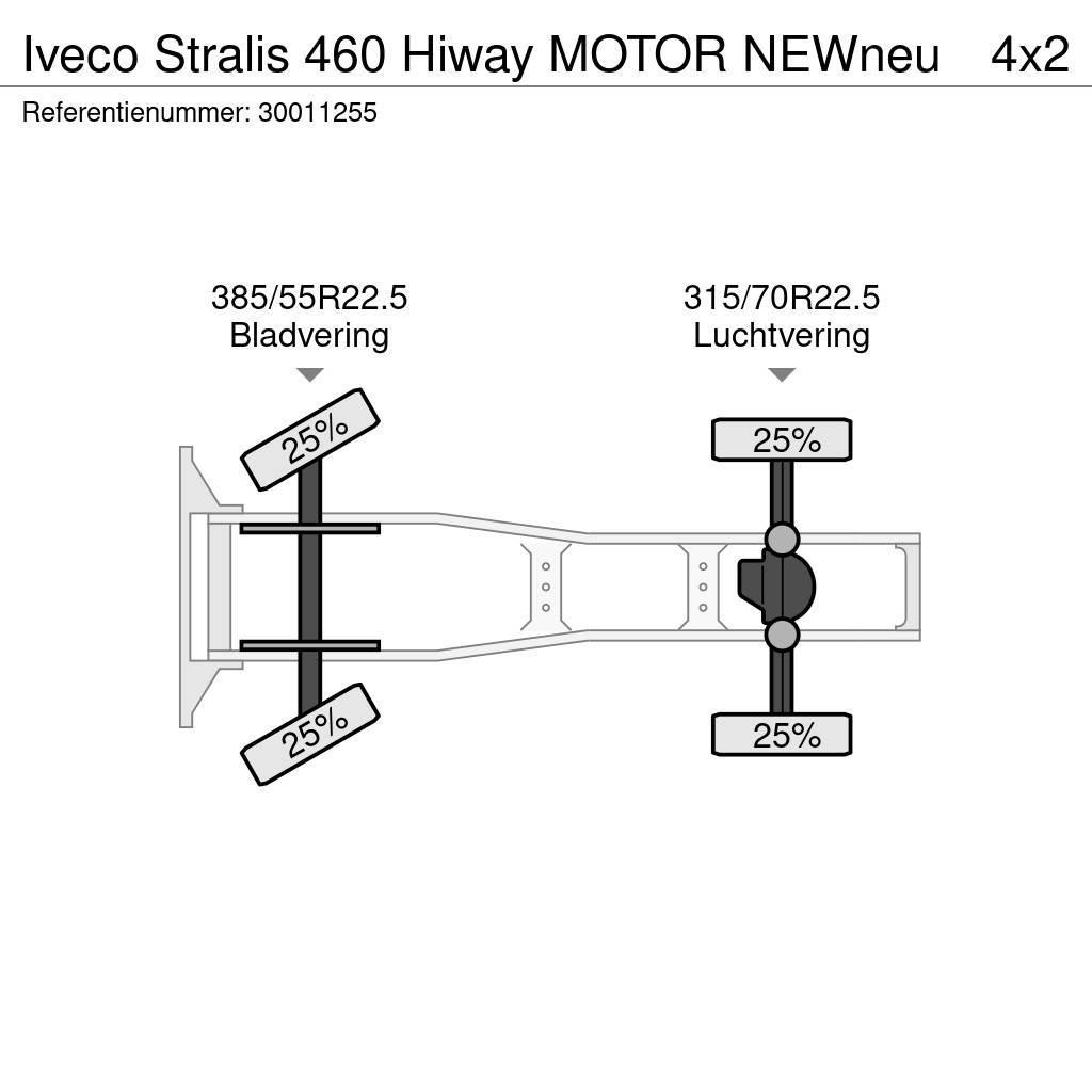 Iveco Stralis 460 Hiway MOTOR NEWneu Tractores (camiões)
