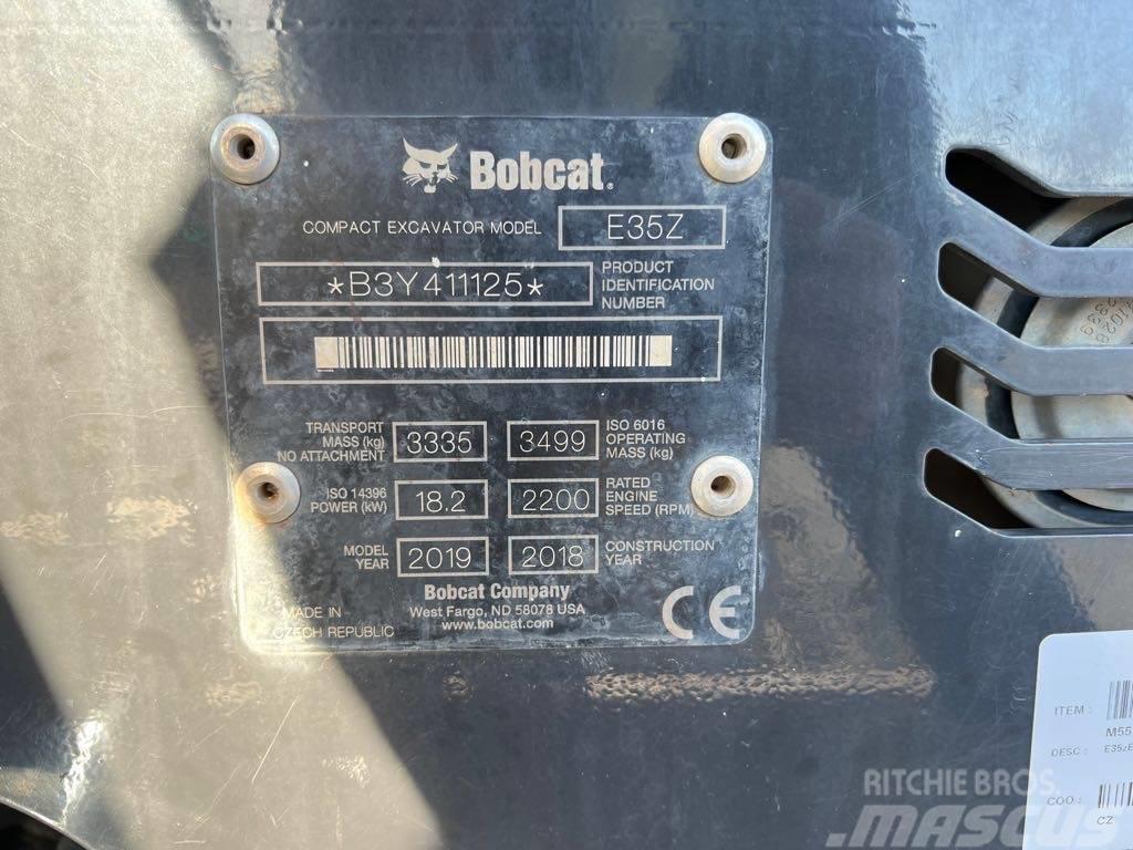 Bobcat E35Z Escavadoras de rastos