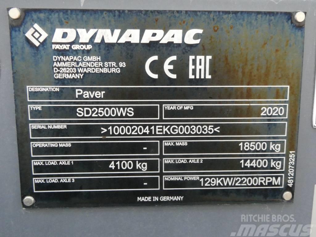Dynapac SD 2500 WS Pavimentadoras de asfalto