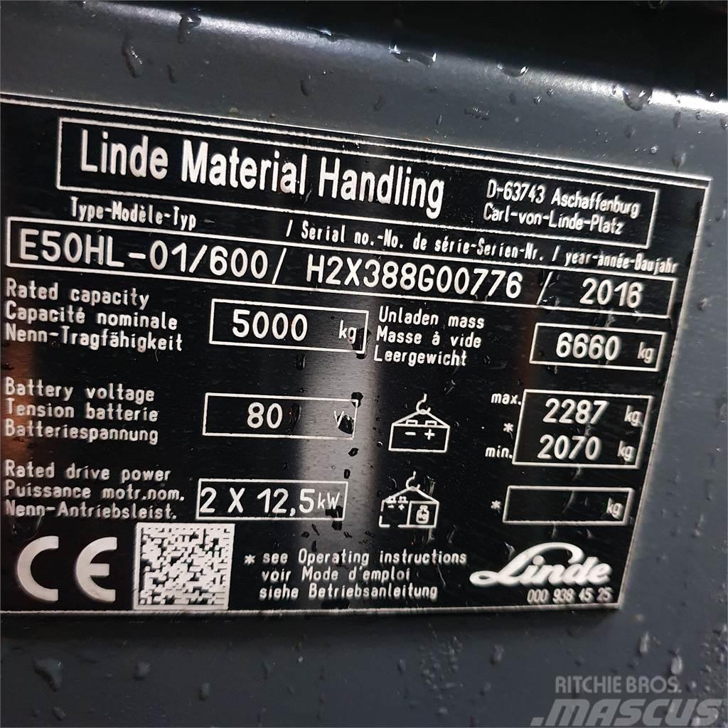 Linde E50/600HL Empilhadores eléctricos