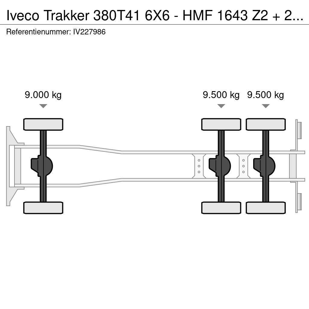 Iveco Trakker 380T41 6X6 - HMF 1643 Z2 + 2-WAY TIPPER Camiões basculantes