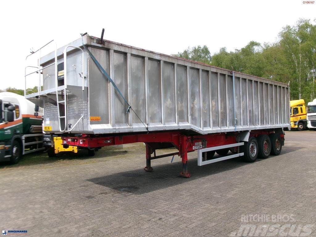 Montracon Tipper trailer alu 55 m3 + tarpaulin Semi Reboques Basculantes