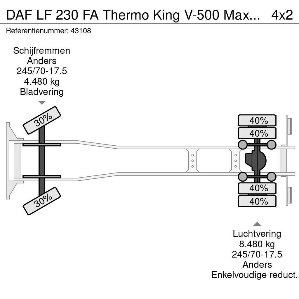 DAF LF 230 FA Thermo King V-500 Max Tiefkühler Camiões de caixa fechada
