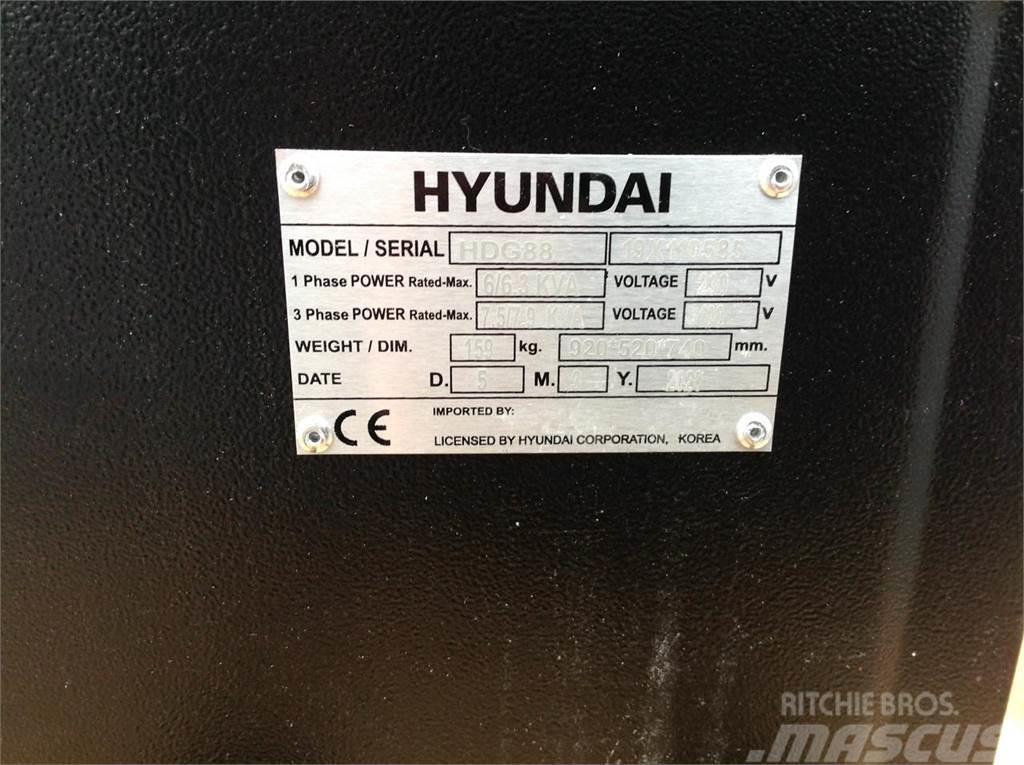 Hyundai Aggregaat HDG 88 Geradores Gasolina